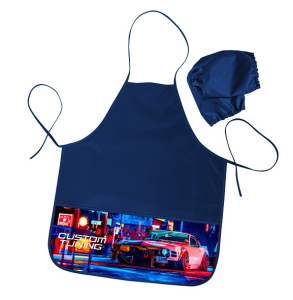 Фартук с нарукавниками 53,5х44,5см с двумя карманами  Ночной дрифт