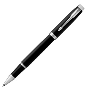 Ручка роллер Parker IM Essential T319 Matte Black CT F черные чернила