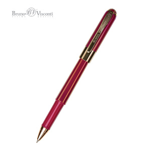 Ручка шариковая 0,5мм синие чернила BrunoVisconti MONACO PEARL корпус пурпурный 
