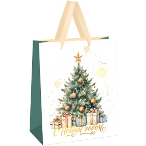 Пакет подарочный 26х32х12см MESHU Christmas mood