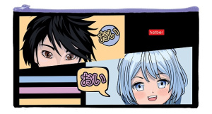 Пенал 1 отделение 205х110мм АНИМЕ Hatber