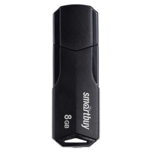 Флеш носитель 8GB Smart Buy Clue USB 2.0 Flash Drive черный