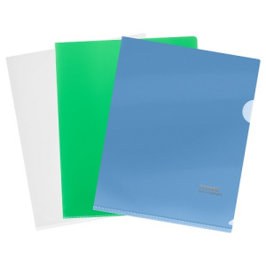 Уголок А5 180мкм прозрачный ассорти