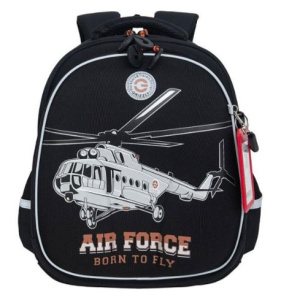 Рюкзак школьный RAz-487-9/1 (/1 черный).