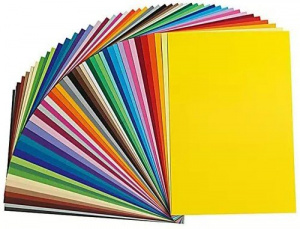 Folia Бумага цветная А4 300 г/м2  цвета ассорти