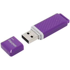 Флеш носитель 64GB Smart Buy Quartz USB 2.0 Flash Drive фиолетовый