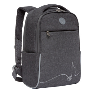 Рюкзак школьный RG-267-3 (/1 серый)