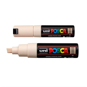 Маркер POSCA PC-8K слоновая кость до 8.0мм скошенный наконечник