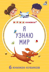 Набор мими-книжек Я узнаю мир 6 книжек кубиков Робинс