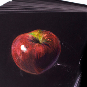 Бумага черная для сухих техник А2 150 г/м GrafArt black Малевичъ