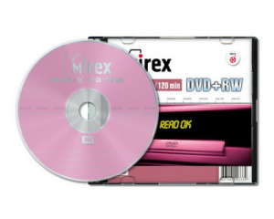 Диск DVD+RW 4,7Gb 4х Slim Case