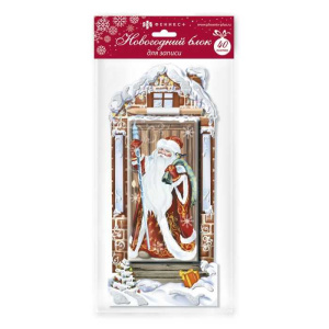 Блокнот новогодний + карандаш Дед Мороз