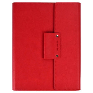 Ежедневник органайзер А5+ 120л недатированный НАППА КРАСНЫЙ