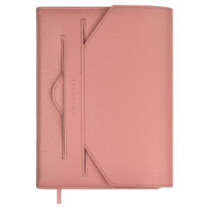 Ежедневник недатированный  А5 160л ESCALADA Наппа Экстра розовый