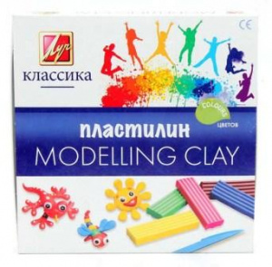 Пластилин 18 цветов ModellingClay Луч Классика