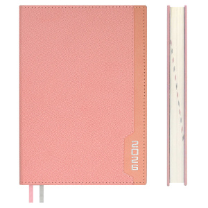 Ежедневник датированный 2026г А5 176л ESCALADA Джут розовый Думай как миллиардер 