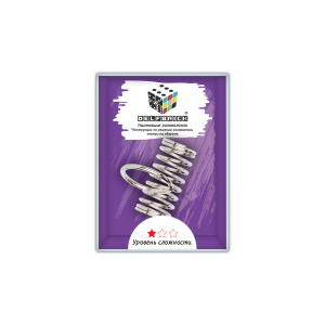 Головоломка металлическая 1 шт Пружинка 2 элемента DELFBRICK DLM-16