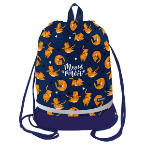 Мешок для обуви 1 отделение Berlingo Meow power 400х480мм