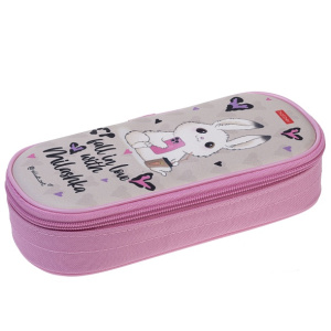 Пенал 1 отделение 220х90х50ММ с карманом на молнии Милашка