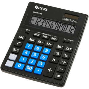 Калькулятор Eleven Business Line CDB1201-BK/BL 12 разрядов 155х205х35м