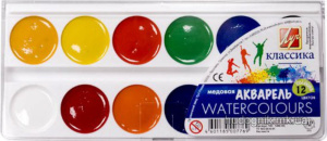 Краски акварельные 12 цв Луч Классика без кисти