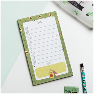 Бумага с клеевым краем Avocado MESHU 50л 10,0х17,0см на склейке