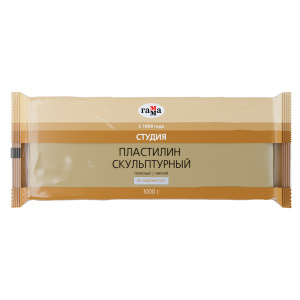 Пластилин скульптурный Гамма Студия телесный мягкий 1кг