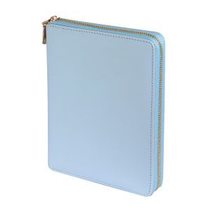 Ежедневник органайзер А5 100л недатированный BrunoVisconti RIVIERA. ZEFIR голубой на кольцах кожзам