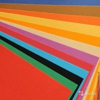 Folia Бумага цветная А4 130 г/м2 цвета ассорти