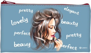 Пенал 1 отделение MakeUp Красотки 19,5х10,5 см