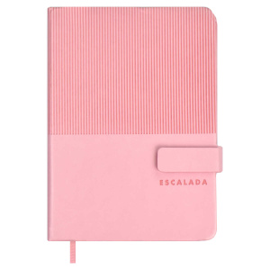 Ежедневник недатированный А6+ 120л ESCALADA Гоутскин розовый