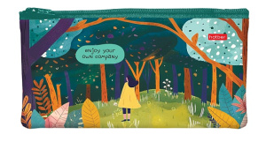 Пенал 1 отделение Hatber Наедине с собой 205х110мм