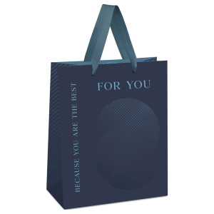 Пакет подарочный 26х32х12см MESHU Strong aesthetic