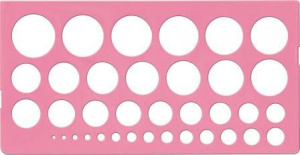 Линейка трафарет окружностей СТАММ