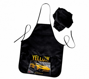 Фартук для труда Hatber с карманом YELLOWsupercar