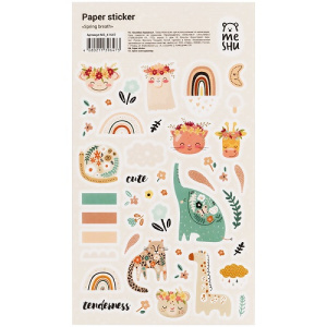 Наклейки бумажные MESHU Spring breath 12х21см