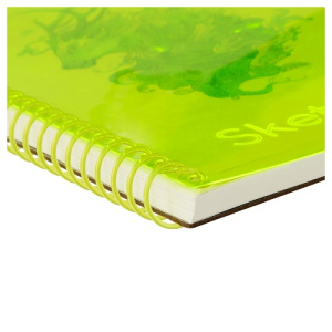 Скетчбук 40л А5 BG Neon. Yellow маркерная бумага 120г/м2