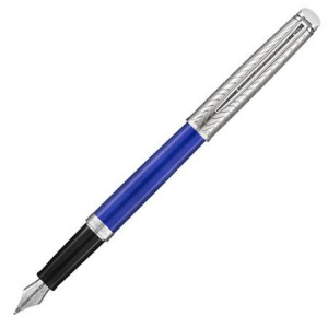 Ручка перьевая Waterman Hemisphere Deluxe Blue Wave CT F перо сталь нержавеющая