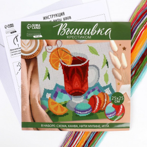 Вышивка крестиком Пряный вкус 25x25 см   