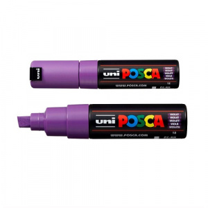 Маркер POSCA PC-8K фиолетовый до 8.0мм скошенный наконечник