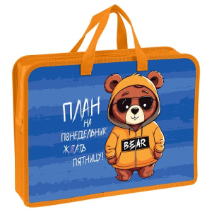 Папка для трудов А4 Мульти-Пульти Мишка 70мм пластиковая