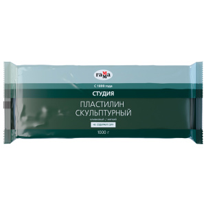 Пластилин скульптурный Гамма Студия оливковый мягкий 1кг