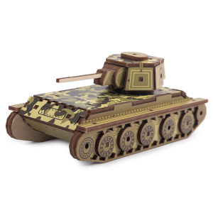 3D Пазл Танк Военная техника 38 элементов ST0392 REZARK 
