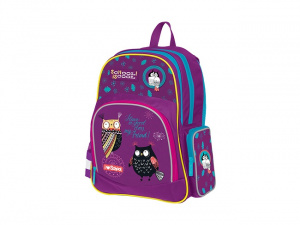 Рюкзак Berlingo Light Nice owls 42x28x17см 2 отделения 3 кармана