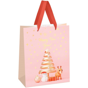 Пакет подарочный 18х23х10см MESHU Christmas tale
