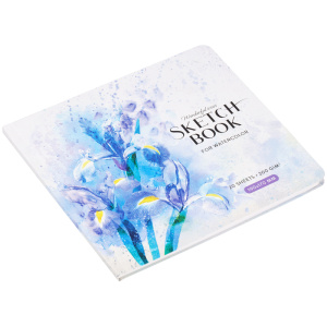 Скетчбук 190x170 мм 20л 200г/м2 для акварели Greenwich Line Irises