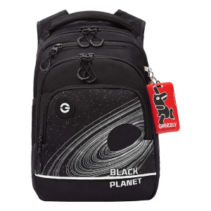 Рюкзак школьный (/2 чёрный - фосфорный) RB-550-3