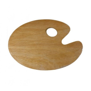 Палитра ДВП фанера 20х30см овальная толщина 3мм