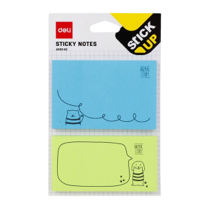 Бумага с клеевым краем 50 листов Deli Stick