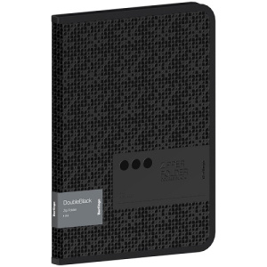 Папка на молнии Berlingo DoubleBlack А4 600мкм черная